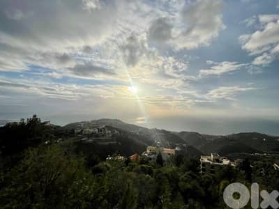 994 SQM Land for Sale in Kfour with An Amazing SeaView!