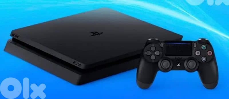 PS4 Slim 500GB , used but like new 0