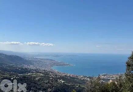 2862 SQM Land for Sale in Kfour with An Amazing Sea View!