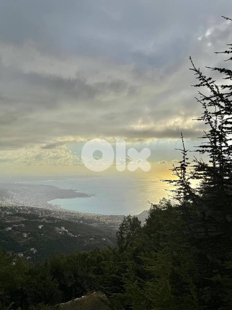 1043 SQM Land for Sale in Kfour with An Amazing Sea View! 0