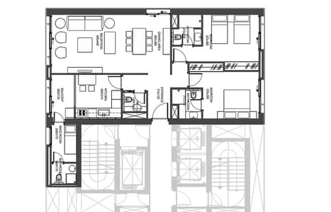 New Apartment in a gated community 510,000 Achrafieh للبيع في الاشرفية