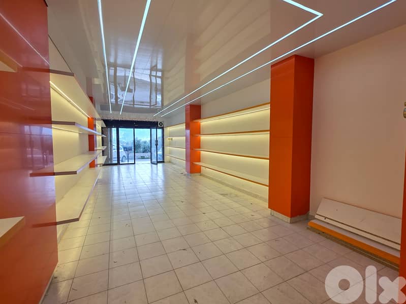 58 SQM Good Location Shop/Office in Mazraat Yachouh, Metn 0