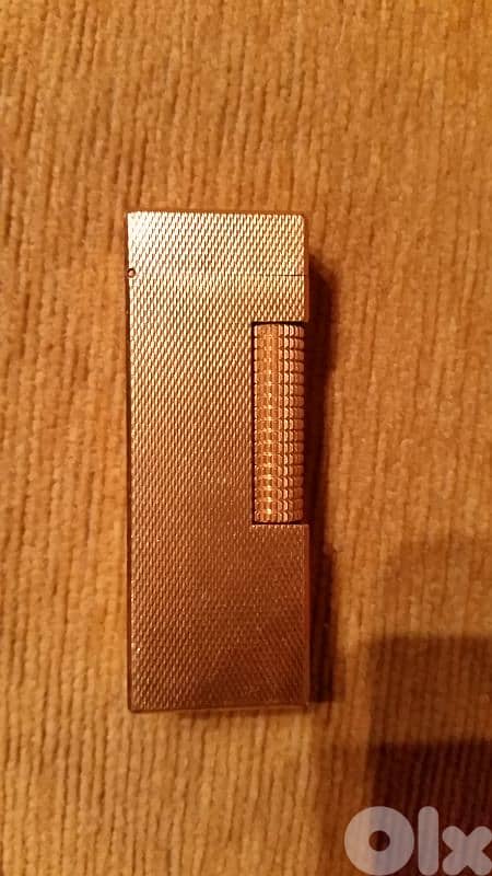 gold plate dunhill lighter england 0
