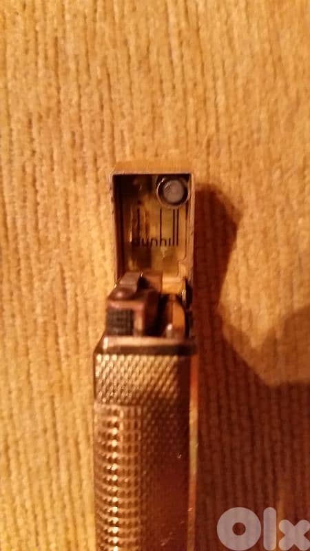gold plate dunhill lighter england 2