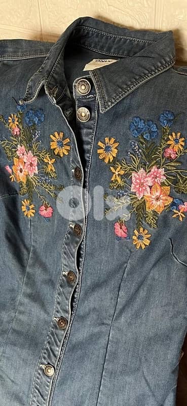 ONLY new in tag denim dress 3