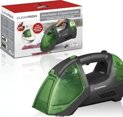 CLEANmaxx recheargeable Handheld Upholstery and Carpet Cleaner