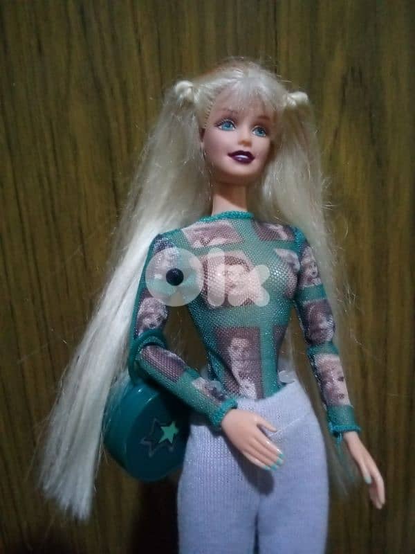 HOLLYWOOD NAILS Barbie Mattel99 great doll+Own wears+Own shoes+own bag 3