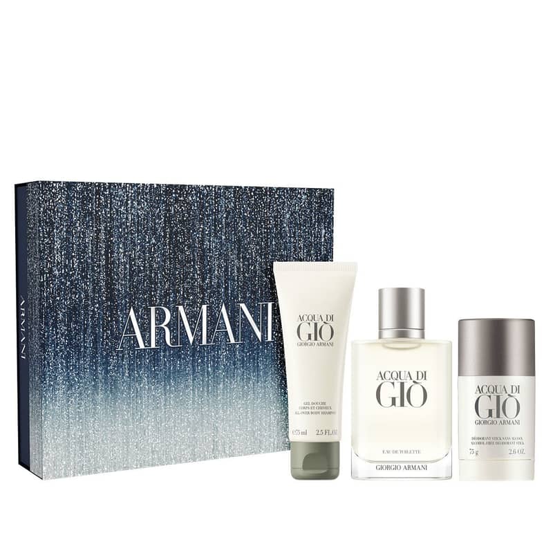 Armani Acqua Di Giò Eau de Toilette Holiday 3 pcs Set 0