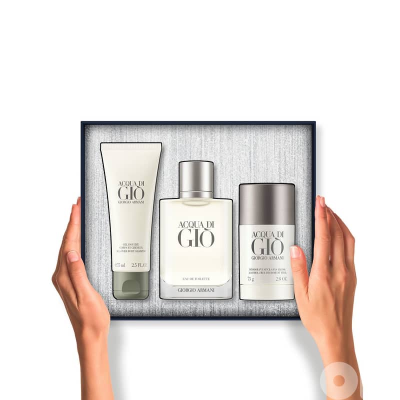 Armani Acqua Di Giò Eau de Toilette Holiday 3 pcs Set 1