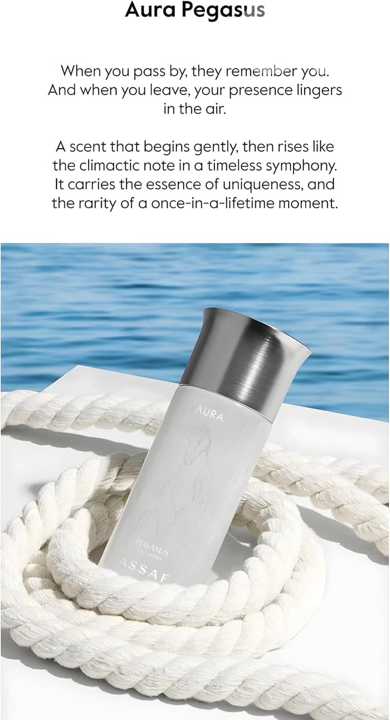 Assaf Aura Pegasus Set Summer Perfume for Men (Luxury Gift Set) 4
