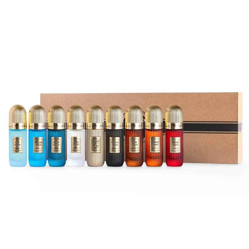 Ibrahim AlQurashi Tobacco Collection Discovery Set (9 x 20 mL Eau de Parfum) (Unisex) 1