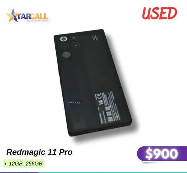 Xiaomi redmagic 11 pro used 0