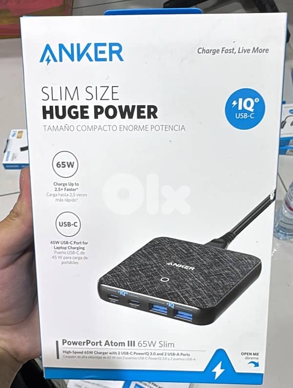 Anker PowerPort Atom III 65w Slim A2046K11 0