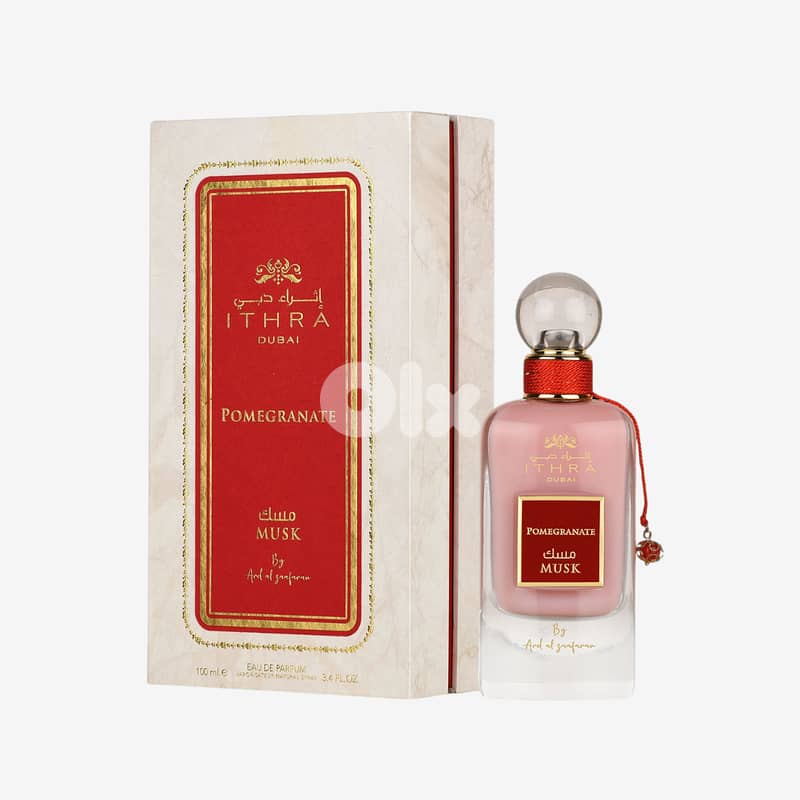 Lattafa Ithra Dubai Musk Pomegranate Eau de Parfum 100 mL – Unisex 0