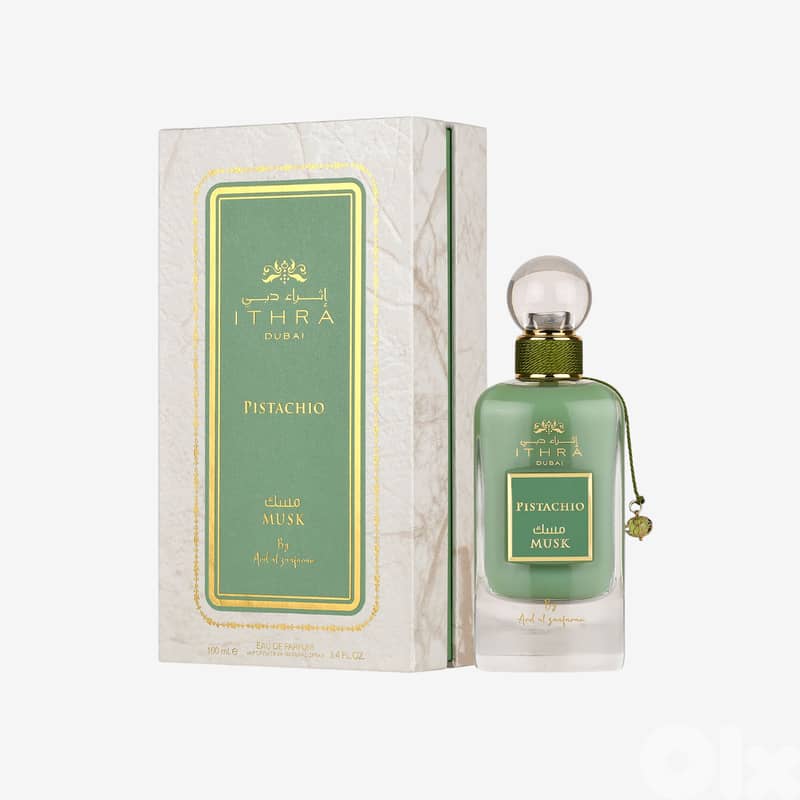 Lattafa Ithra Dubai Musk Pistachio Eau de Parfum 100 mL – Unisex 0