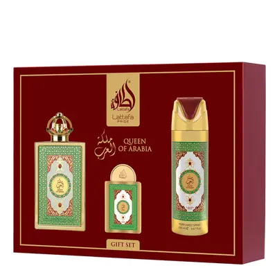Lattafa Queen of Arabia 3-Piece Gift Set – For Women