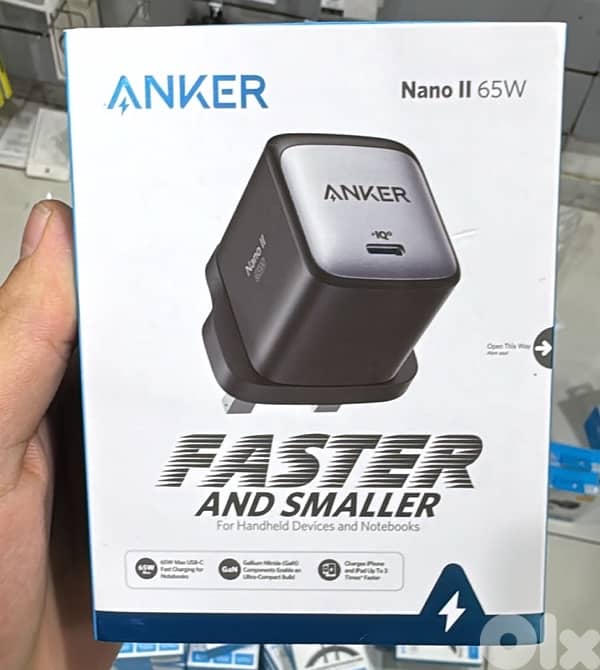 Anker Nano II 65w adpater 3pin black A2663K11 0