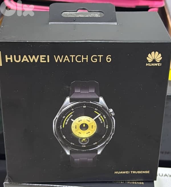 Huawei Watch Gt 6 46mm Silicone Black Strap 0