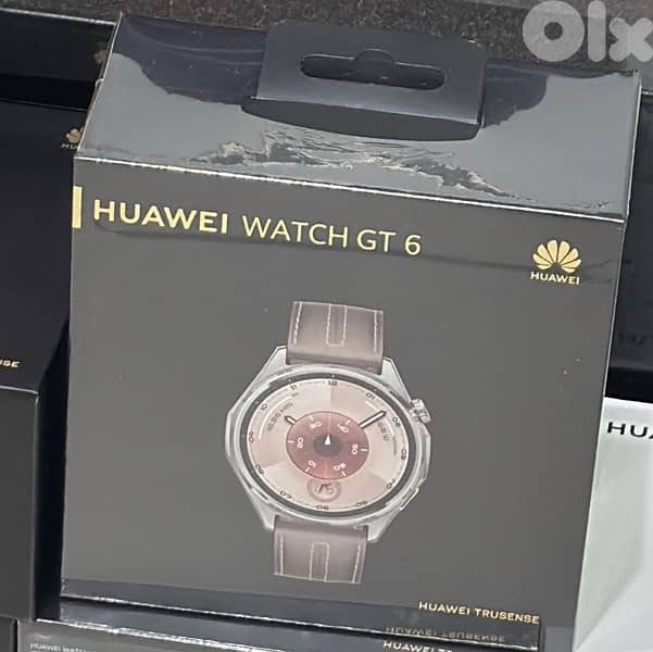 Huawei Watch Gt 6 46mm Brown Leather Strap 0