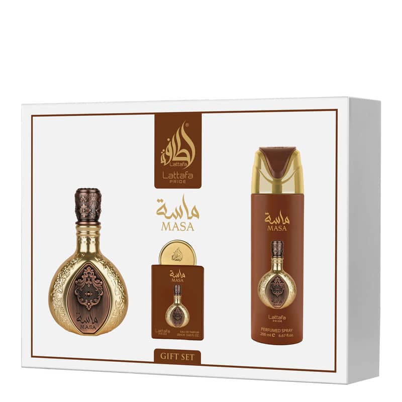 Lattafa Masa 3-Piece Gift Set – Unisex 0