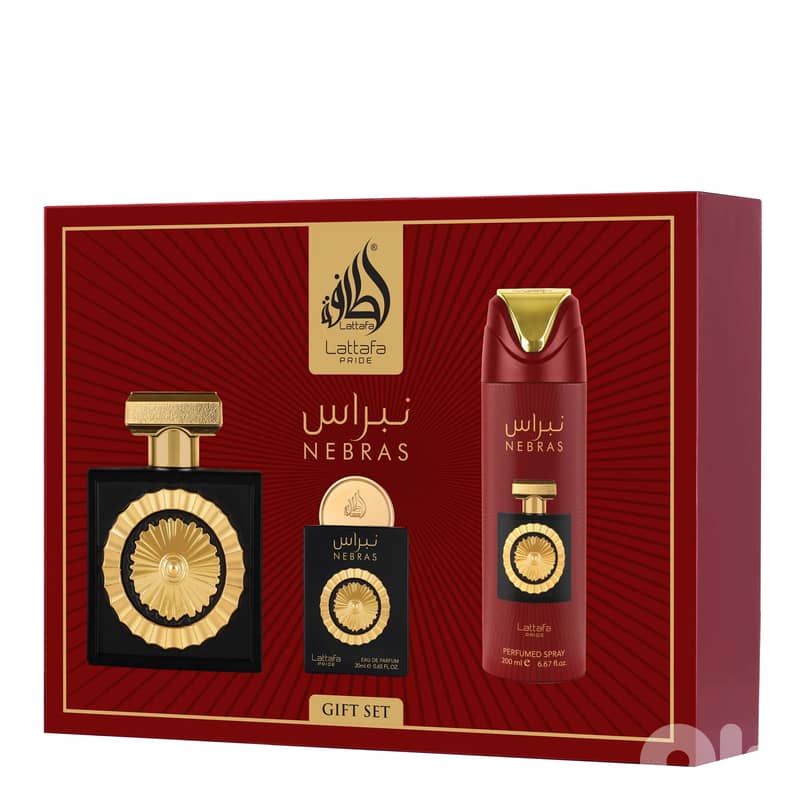 Lattafa Nebras 3-Piece Gift Set – Unisex 0