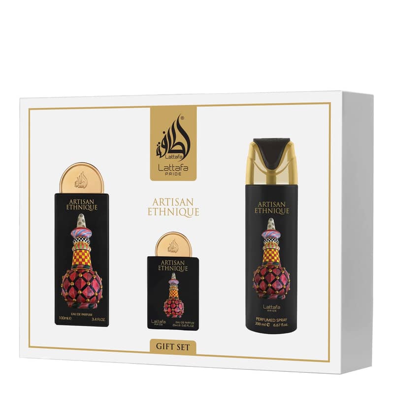 Lattafa Artisan Ethnique (3-Piece) Gift Set – Unisex 0