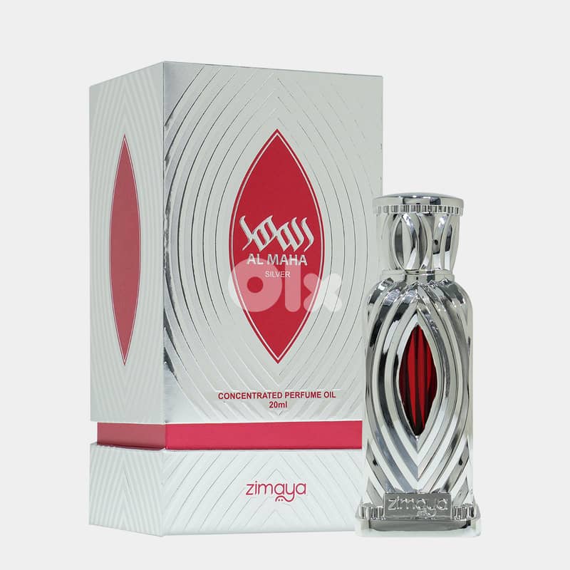 Zimaya Al Maha Silver Concentrated Perfume Oil 20 mL – Unisex 1