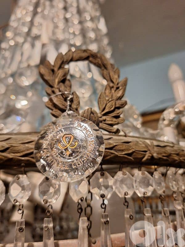 chandelier crystal bohemian style baccat original 1