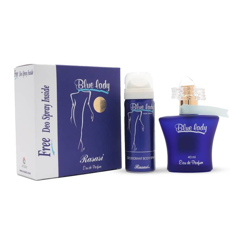 Rasasi Blue Lady – 40 mL Eau de Parfum + 50mL Deodorant 0