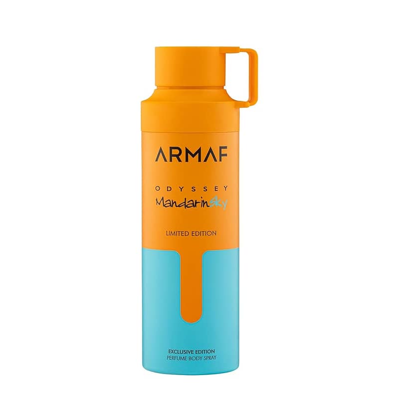 Armaf Odyssey Mandarin Sky / Elixir Body Spray 200 mL – For Men 0