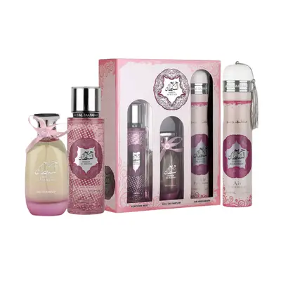 Lattafa Ard Al Zaafaran Hareem Al Sultan 3‑Piece Gift Set – For Women