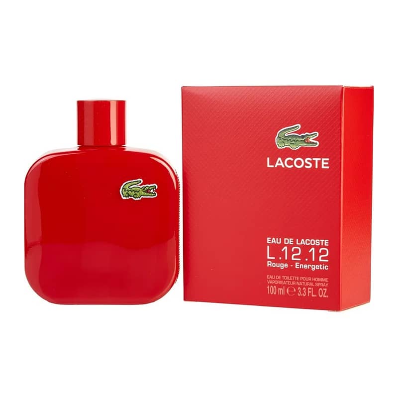 Lacoste L. 12.12 Rouge Eau de Toilette 100 mL – For Men 0