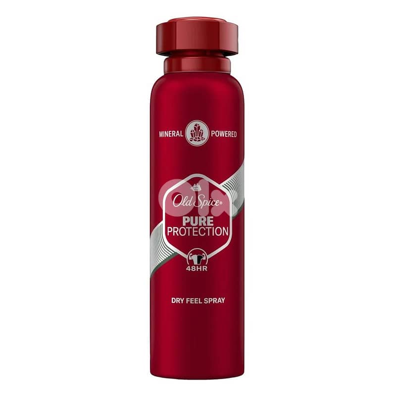 Old Spice Pure Protection Body Spray 150 mL – For Men 0