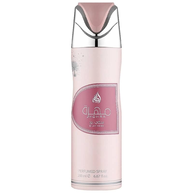 Lattafa Mohra Silky Rose Deodorant - 200 ML - for Women 0