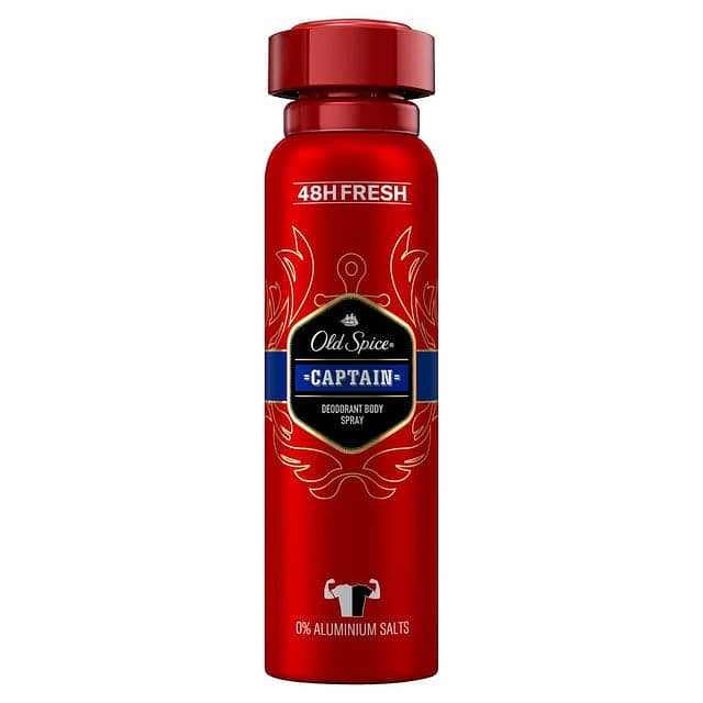 Old Spice Captain Body Spray 150 mL – For Men 0