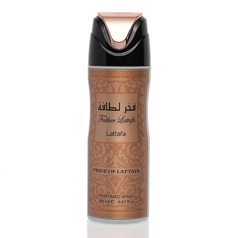 Lattafa Fakhar Lattafa Rose Deodorant - 200 ML - For Women 0