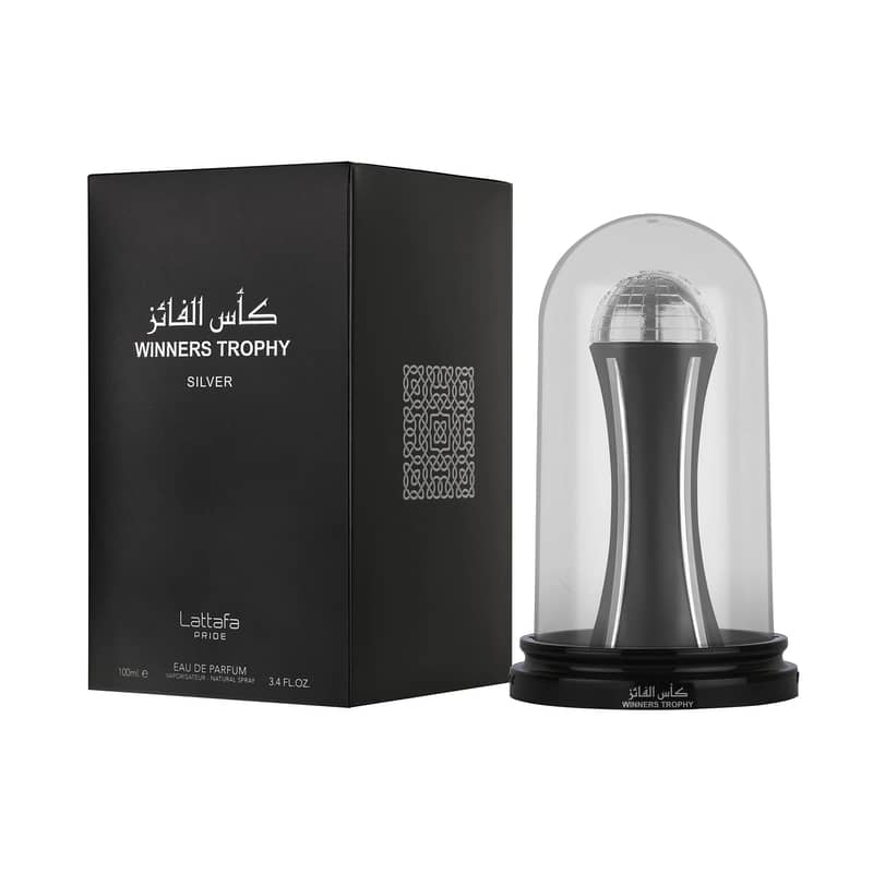 Lattafa Pride Winners Trophy Silver Eau de Parfum 100 mL – For Men 0