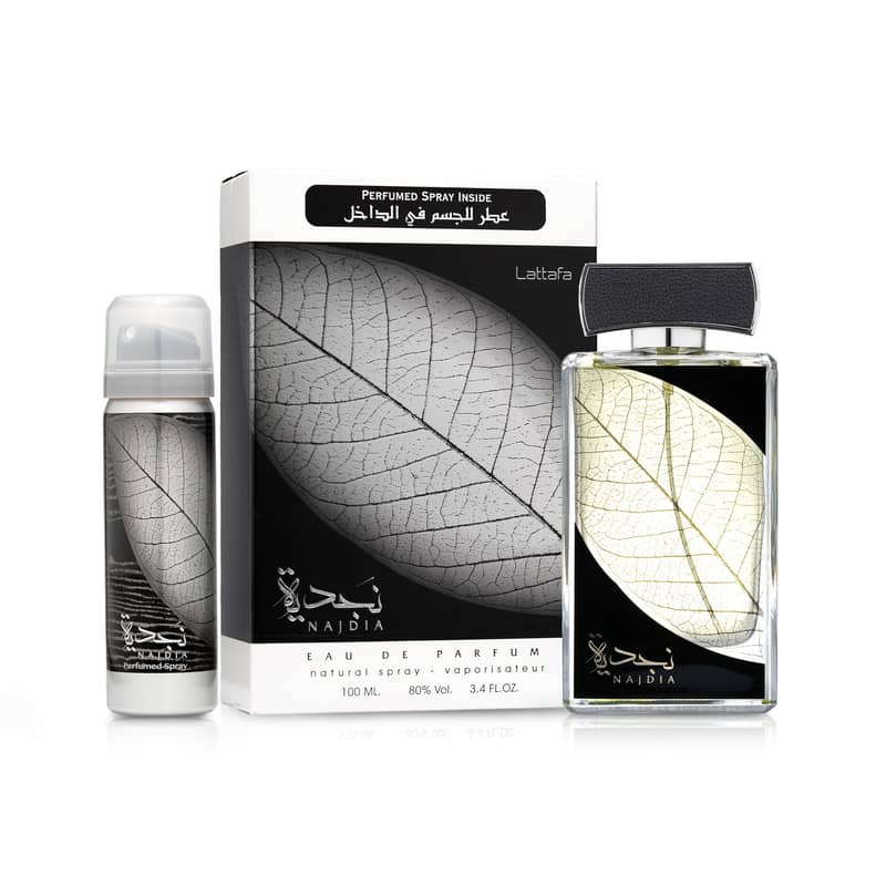 Lattafa Najdia Eau De Parfum 100 mL + Deodorant 50 mL – For Men 0