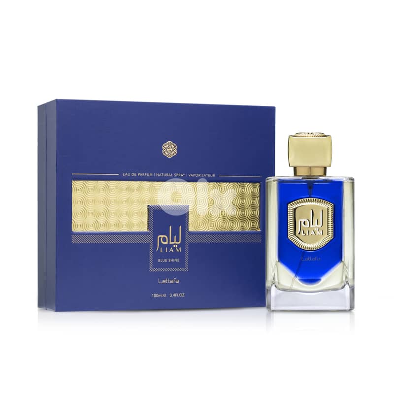 Lattafa Liam BLUE Shine Eau De Parfum 100 mL – For Men 0