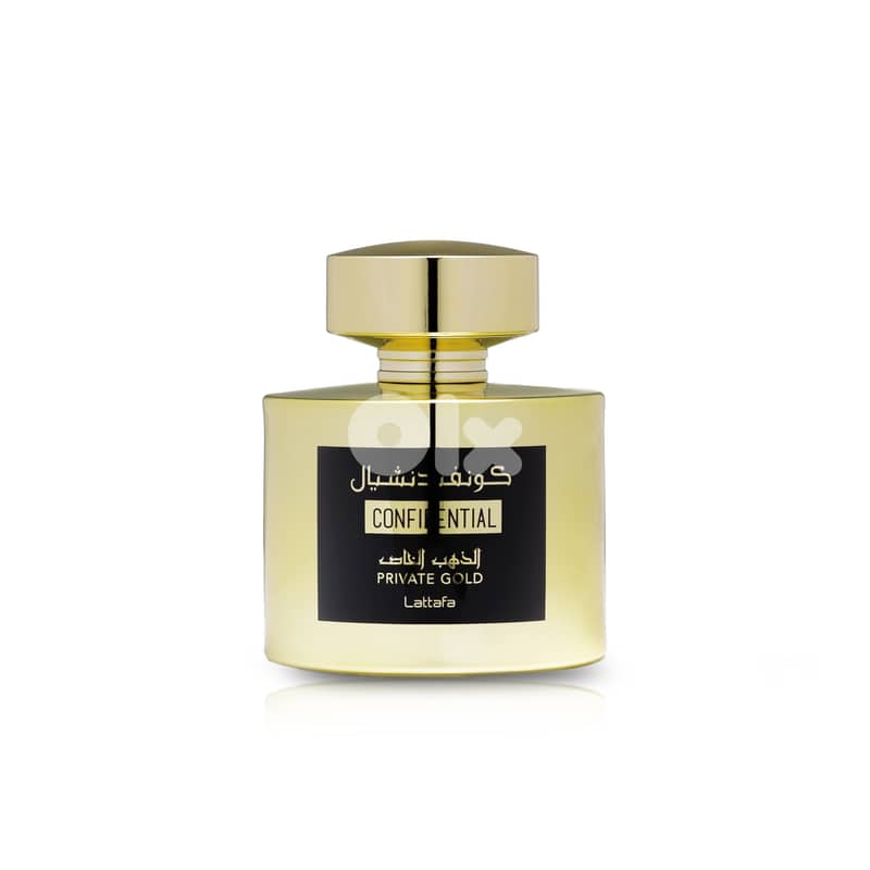 Lattafa Confidential Private Gold Eau De Parfum 100mL - Unisex 1