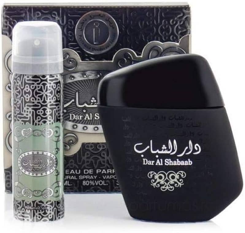 Lattafa Ard Al Zaafaran Dar Al Shabaab Eau De Parfum 100 mL + Deodorant 50 mL – For Men 0