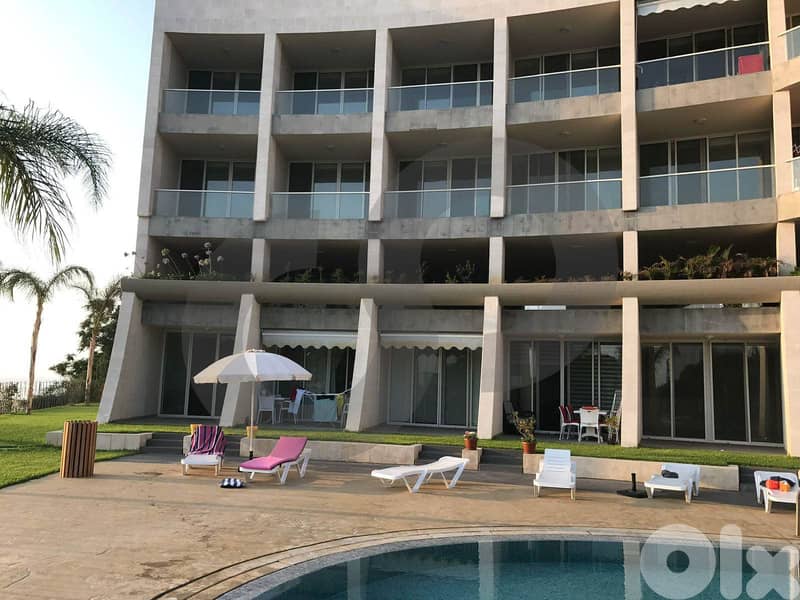 Terrace, covered parking, on the pool, Aamchit/عمشيت REF#YH135280 8