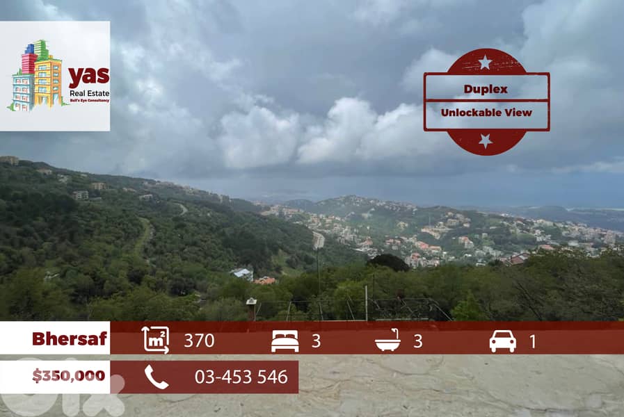 Bhersaf 370m2 | Duplex | Astonishing View | Calm Area | TCH 0