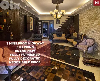 5 parking, furnished, Storage Room, Decorated, Hboub/حبوب REF#NI135295