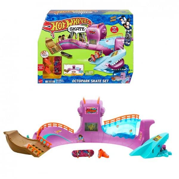 hotwheels skate set octopark tony hawk 1