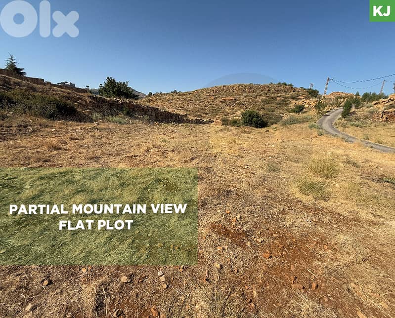 partial mountain view, flat Plot, Laqlouq/اللقلوق REF#KJ135307 0