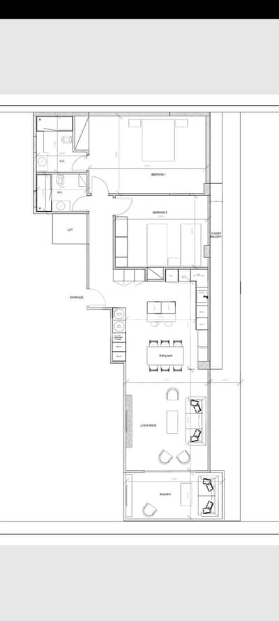 Apartment in good condition in Achrafie for sale/شقة للبيع في الأشرفية