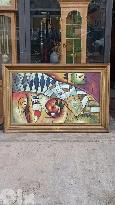 لوحة رسم زيتي