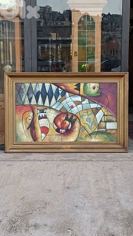 لوحة رسم زيتي 1