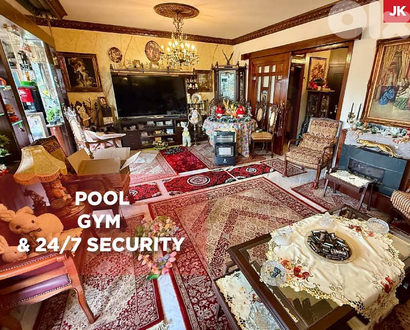 POOL, GYM & 24/7 SECURITY/Jamhour/الجمهور ! REF#JK131868 ! 0